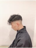 フェード×パーマ