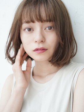 シー バイ ロンド 新宿(Sea by Lond) イメチェン　フォギーベージュカラーの切りっぱなしボブ♪