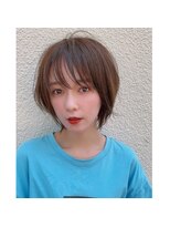 ジジ 代々木(Gigi)&nbsp;[代々木]ナチュラルピンクスイートAラインの甘辛ショートボブ