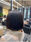 美髪縮毛矯正/ミディボブヘア　渋谷