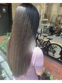 ツヤ髪ストレート