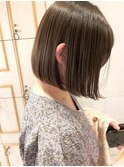 前下がり★内巻き切りっぱなしボブ