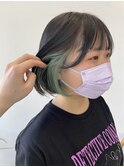 ミント イヤリングカラー ミニボブ