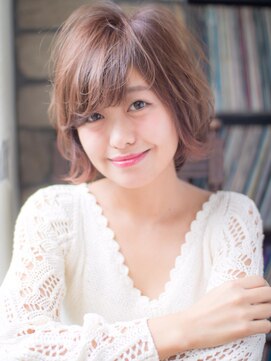 ロンド シャルム 吉祥寺(Lond charme) ベージュカラー大人かわいいボブ