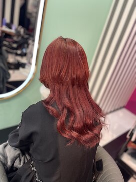 ルフレ 新宿本店1st(Reflet) ロングウルフ×プルエクステ#新宿