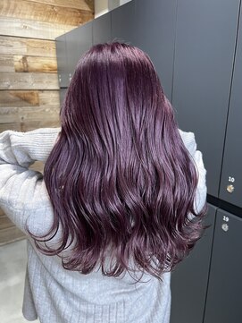 ベイショア(Bay Shore NY) カシスパープルカシスピンクドーリーガールふんわりカール