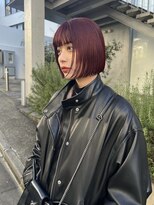 ローウェ 愛知豊橋(Louwe)&nbsp;髪質改善トリートメント透明感ベージュカラーボブヘアセット豊橋