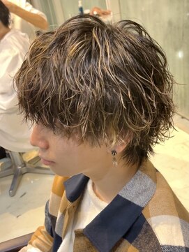キングオブヘアバイノイズアンドフィフス 京都駅前店(KING of hair by NOISM&fifth) 波巻きスパイラルツイストスパイラルパーママッシュメンズヘア