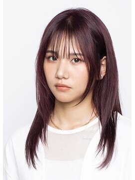 アース 鶴見店(HAIR&MAKE EARTH) 艶感ピンクパープルロング