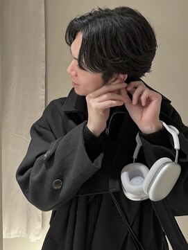 ノラ ギンザ(NORA GINZA) ダウンパーマニュアンスパーマセンターパートコンマヘア髪質改善