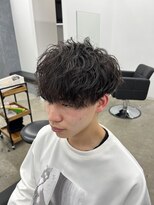 ラッドバイプティパ(rad...by petit-pas)&nbsp;癖毛を生かしたマッシュショート/マッシュ/水戸/短髪/フェード