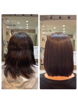 ベソ(Beso)&nbsp;ストレートボブ/縮毛矯正/ストレートパーマ/ツヤ髪/髪質改善