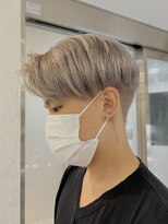 バイフィフス 原宿/表参道(by fifth)&nbsp;韓国メンズハイトーンカラーミルクティーベージュツーブロック