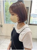 久留米美容室/ボブ/韓国ボブ/ブリーチなしカラー