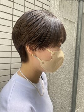 エトラ 渋谷店(etora) 丸みショート　束間ショート　グレージュ