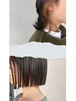 マイラン(MYLAN.)&nbsp;inner color /  straight line bob