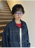 マッシュショートパーマ