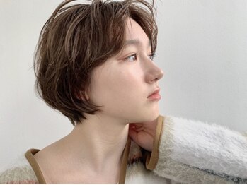 アンヒュッテ(ANHUTTE)の写真/《白髪ぼかし/ハイライトが人気》年齢にとらわれない美しさに導く.*癒しの頭浸浴やCBDヘッドスパ◎[海老名]