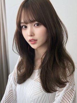 ナイロン 新潟店(NYLON.) 《NYLON.》オリーブベージュ×レイヤーカット