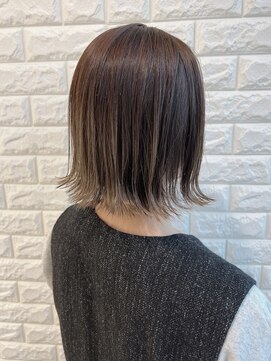 クイントネオリーブ 自由が丘正面口店(quint:neolive) 自由が丘/フェザーパーマ/ミニウルフ/チェリーブラウン/ボブ