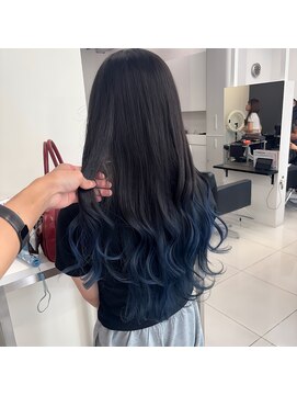 アライブ ハラジュク(ALIVE harajuku) 【ALIVE 夕貴】ブルーグラデーションカラー