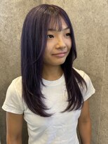ガーデンエス 府中店(GARDENes)&nbsp;【レイヤーカット】【紫カラー】