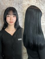 エルバイイエローコーン(ell by YELLOW CORN)&nbsp;10代20代30代/シールエクステ/ブルーブラック/黒髪カタログ/横浜