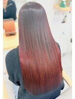 リル 亀有(Rire)&nbsp;ツヤ髪ローズカラー　　［亀有/髪質改善/］