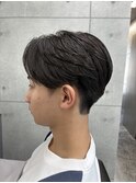 刈り上げセンターパート