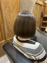 トゥーリ 大野城下大利店(tuuli)&nbsp;カーキベージュ髪質改善ボブスタイル