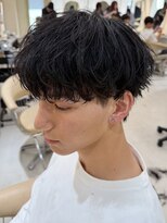 ニコ トウキョウ ヨコハマ(nico)&nbsp;シャドウパーマメンズメッシュメンズパーマ波巻きパーマ韓国ヘア
