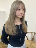 チーカ(chica)&nbsp;whitebeige×顔周りlayer