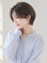 プリモ ココ 鍋島店(Primo coco.)&nbsp;ダークグレージュ 顔周りカット ショートボブ 髪質改善カラー