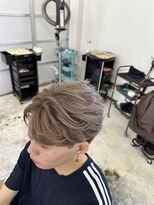VIARS MEN【10月上旬OPEN(予定)】 フェザーショート/ブリーチ/ベージュカラー