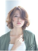 （人気スタイル）ナチュラルウェーブミディアム