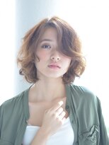 ブルーム ヘア デザイン(bloom hair design)&nbsp;（人気スタイル）ナチュラルウェーブミディアム