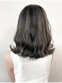 【MASAYA】お洒落ハイライトカラー×ロブヘアー