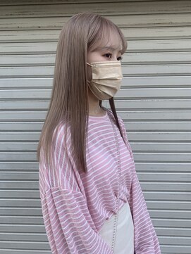 オンヌ(onnu) 2ブリーチ×ミルクティーホワイトベージュ