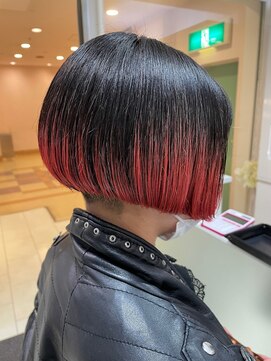 ラ シェンテ エイジア 川西(La Sente Aja) 楽スタイリング艶ボブ