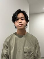 ヴェロ 福井(VeRO)&nbsp;波巻きウルフパーマ、耳掛けすると雰囲気も変わる！