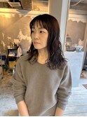 【hhair 四条大宮】セミロングパーマ