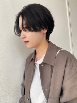 ラヴィズム 松崎店(LUVISM) ショートカット丸みショート耳掛けひし形小顔 東区松崎