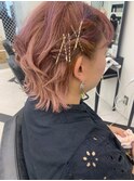 ショートヘアサイドねじねじヘアアレンジ　美由紀#八王子