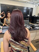 スティーロ 渋谷(Steelo) Steelo ワインレッド×大人レイヤー