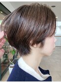 丸みショート/ショートカット/ショートヘア/20代/30代/40代