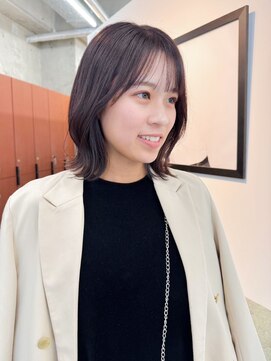 ノエ(noe) レイヤーボブ/オリーブベージュ/20代30代yr-3