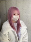 #ガルボ#ハイトーン#エクステ#ブリーチ#プルエクステ#ピンク