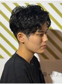 ビジネス爽やかシャドーパーマスタイル