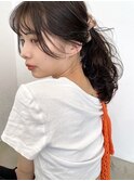 kico☆フレンチカジュアル×アッシュブラック×レイヤーロング