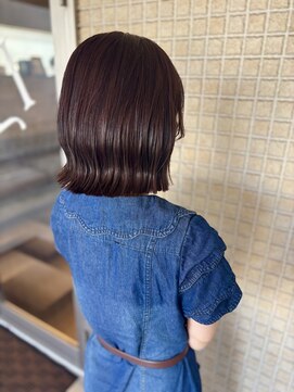 ヘアサロン アプリ(hair salon APPLI) お洒落なぱつっとボブ♪